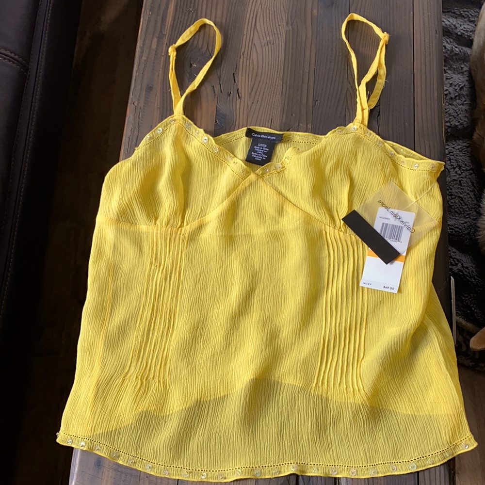 Calvin Klein silk top